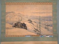 臺灣神社藏那須雅城繪『燕指峰より見たる白頭峰』藏品圖，第2張